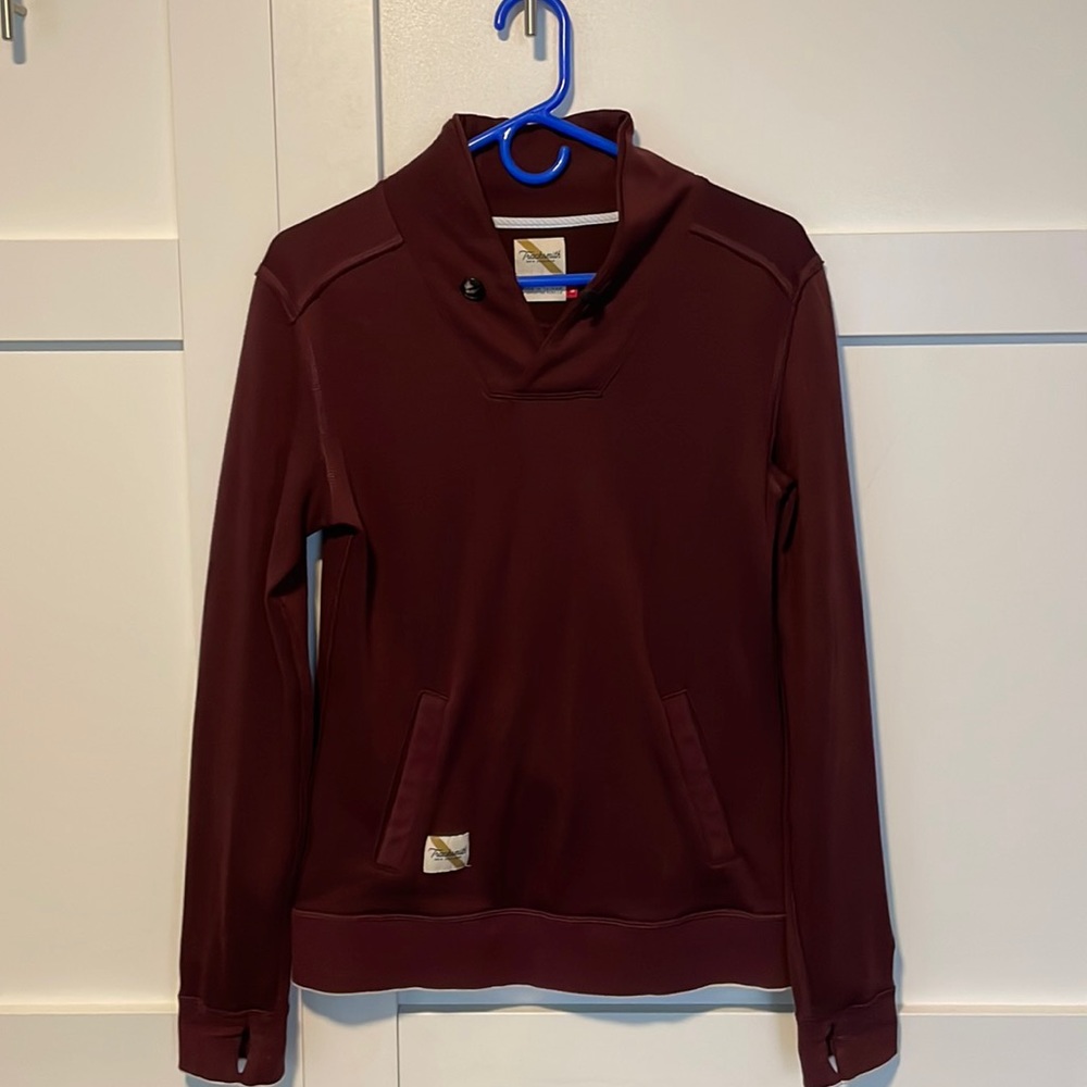 Tracksmith Emil Shawl women’s sweatshirt, size small